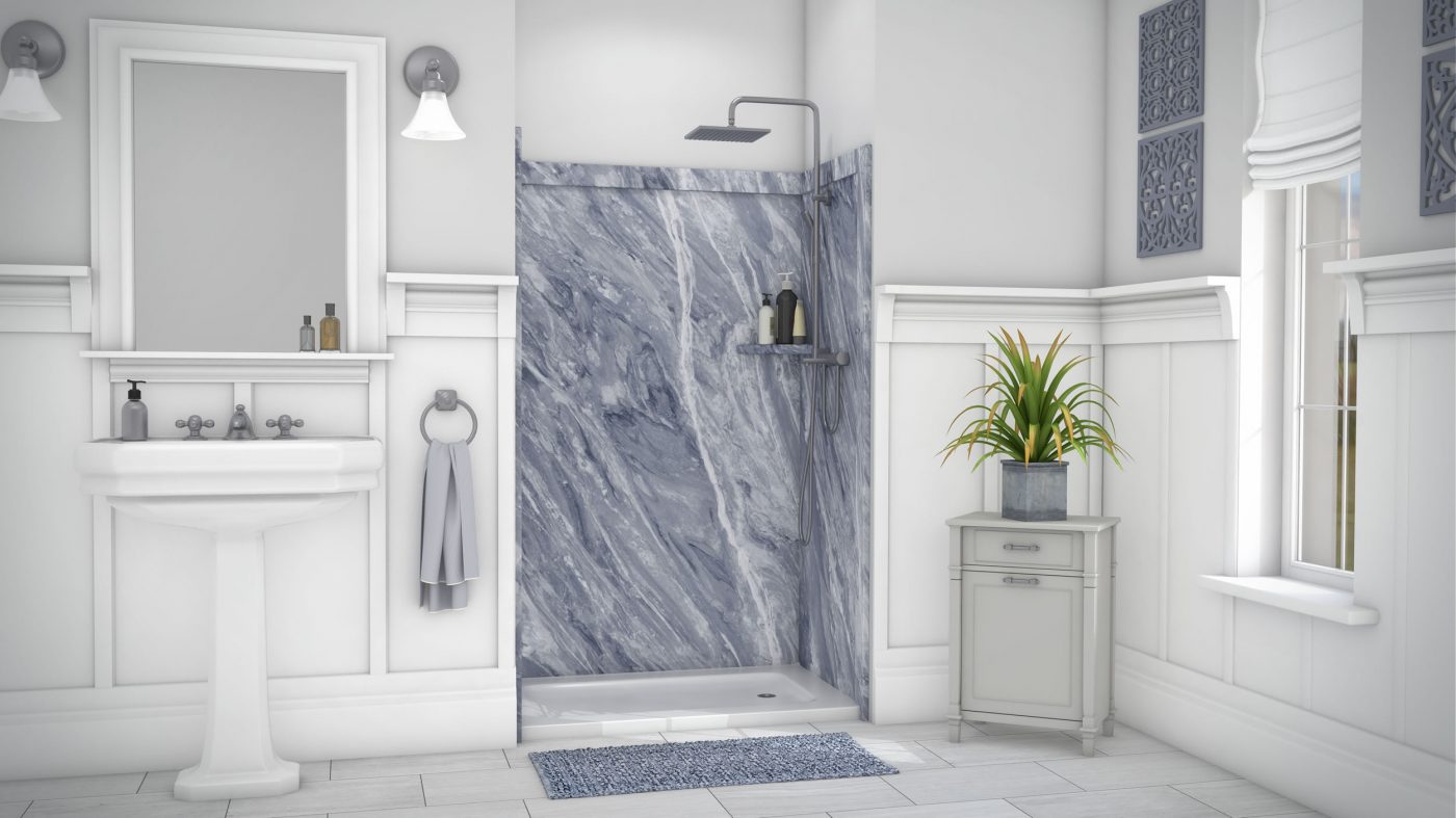 3wall Shower 48x80in