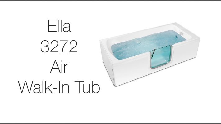 3272 Acrylic Laydown Walk-in Tub With Hydro Massage Video