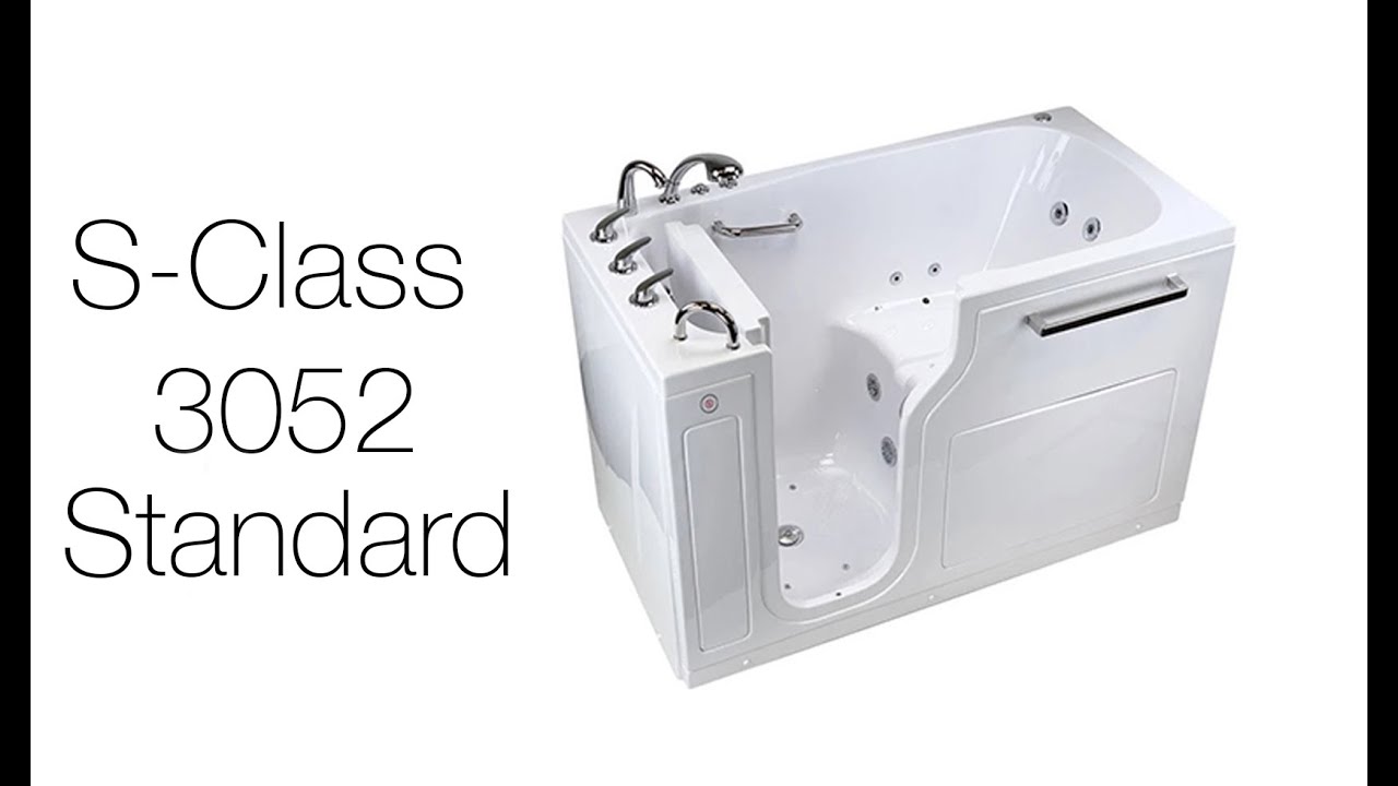 S-Class3052 Standard Threshold Walk-In Tub Video