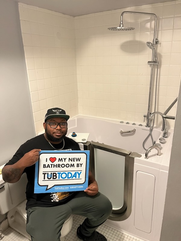 Chicago Walk in tub customer install